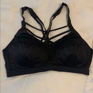 Strappy athletic bra